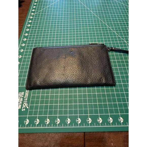 Michael Kors Black Pebbled Leather Wristlet Wallet - Picture 3 of 4